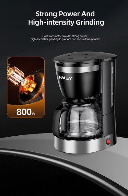 Aparat de cafea HALEY HY-2808, 12 căni, imagine 10