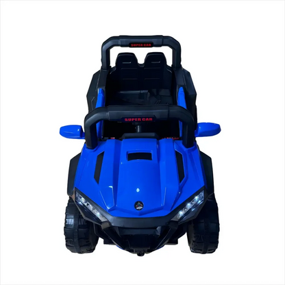 Mașină Electrică 4x4 pentru Copii 12V – Telecomandă 2.4G, 2 Motoare, Faruri LED, MP3