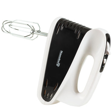 Mixer de mana profesional HAUSBERG HB-4118NG, 250W, 5 viteze + Turbo, Design ergonomic, accesorii incluse, Negru