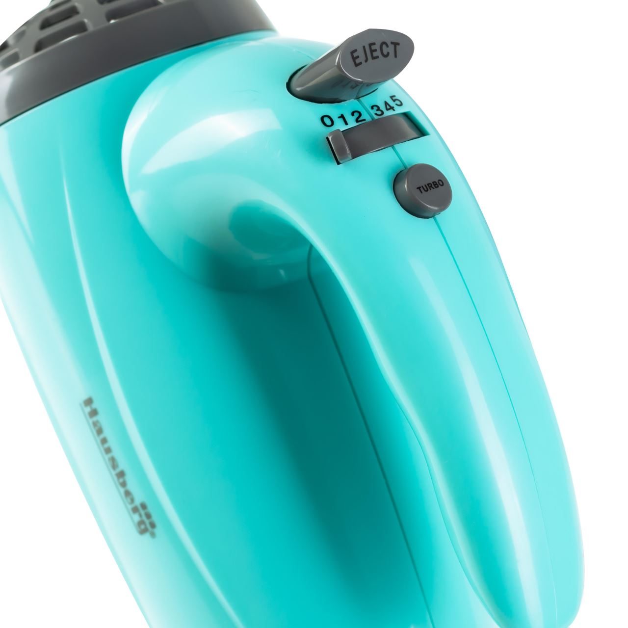 Mixer de mana Hausberg HB-4119BL, 5 viteze, putere 300W, motor de cupru, Bleu