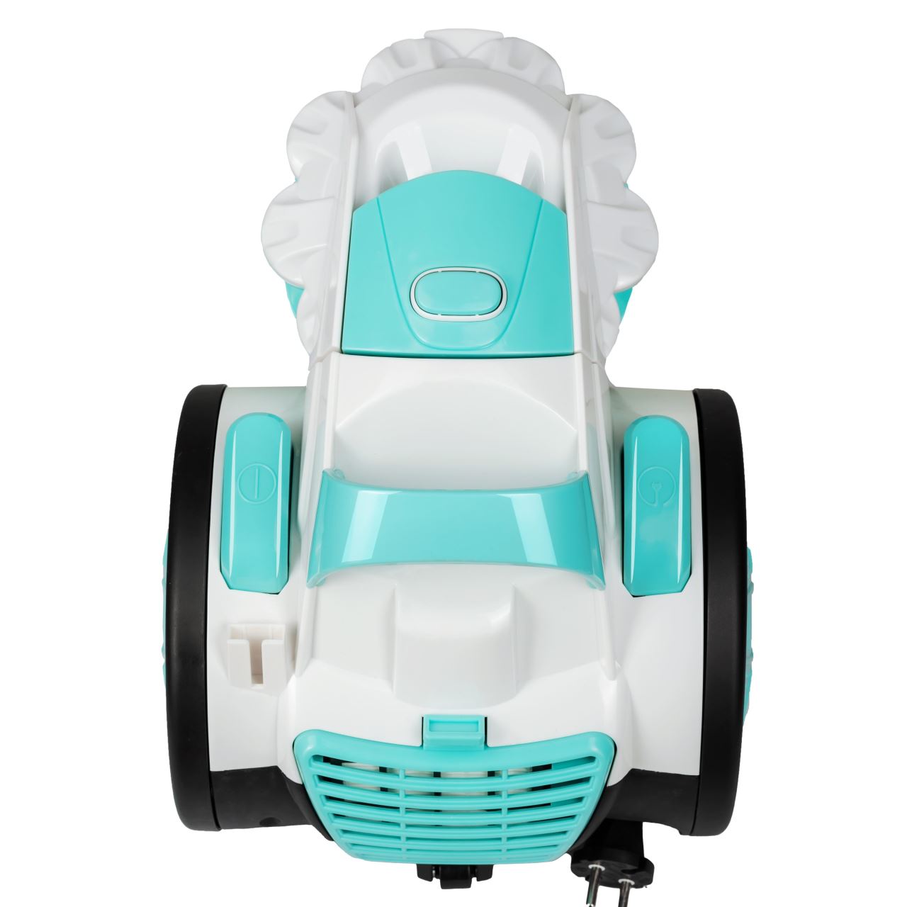 Aspirator fara sac Hausberg HB-2010VR, 700 W, capacitate 3 L, aspirare uscata, ciclonic, filtru HEPA, Alb-Verde