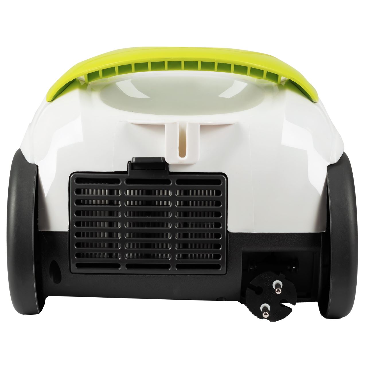 Aspirator cu sac Hausberg HB2080VR, 1500W, Capacitate 1.5L, Alb/Verde