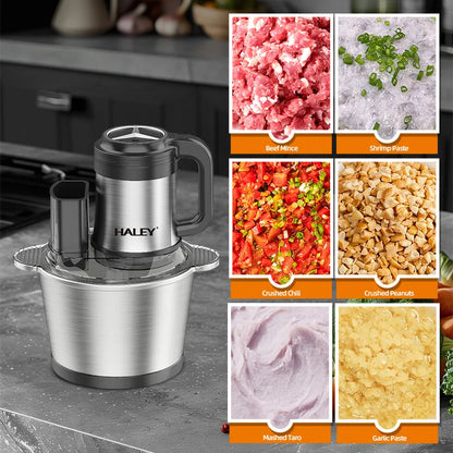 Tocător electric HALEY HY-1244, 1200W, bol inox 3,5L, imagine 3