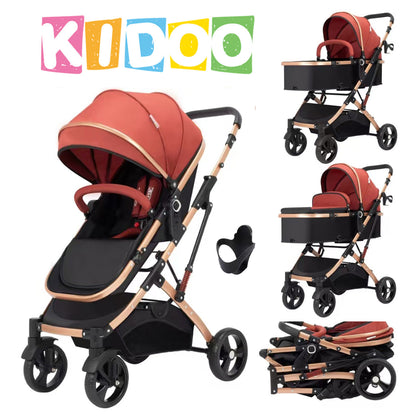 Cărucior 2 în 1 – Pliabil, Reversibil, 0-36 Luni, max. 15 kg