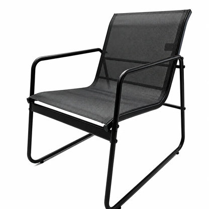 Set Mobilier Grădină AT PERFORMANCE® 4 Piese – Canapea, 2 Fotolii, Măsuță, Cadru Metalic