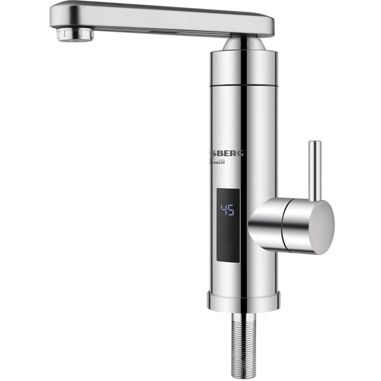 Baterie bucatarie instant electrica HAUSBERG HB-F5011, 3600W, afisaj temperatura LED, montare chiuveta, IPx4