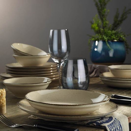 Serviciu de masă Color-X, 24 piese, scorțișoară