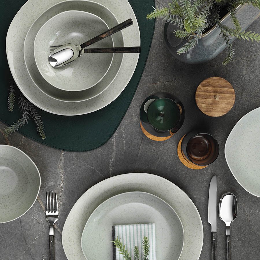 Serviciu de masă Soho, 24 piese, verde