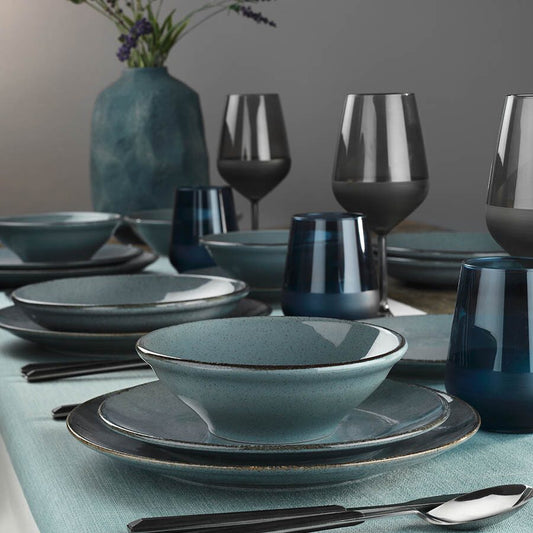 Serviciu de masă Color-X, 24 piese, albastru