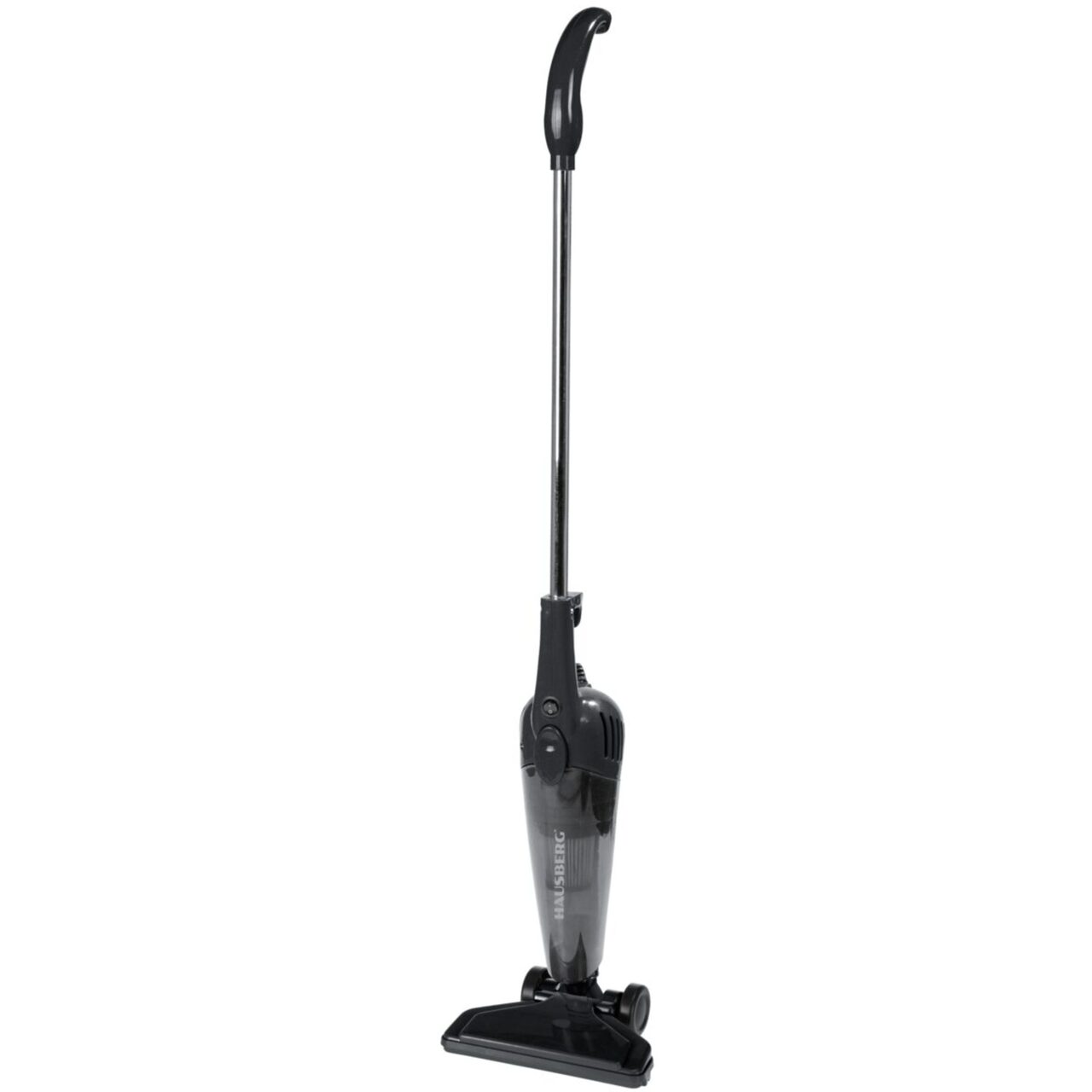 Aspirator vertical 2 in 1 HAUSBERG HB-2025NG, fara sac, aspirare uscata, filtru Hepa, 0.5 L, 600W, Negru