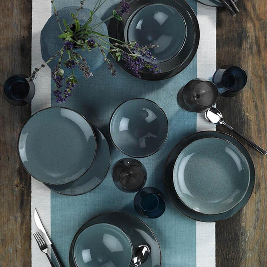 Serviciu de masă Color-X, 18 piese, albastru