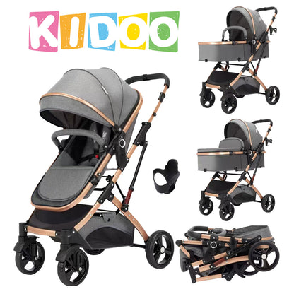Cărucior 2 în 1 – Pliabil, Reversibil, 0-36 Luni, max. 15 kg
