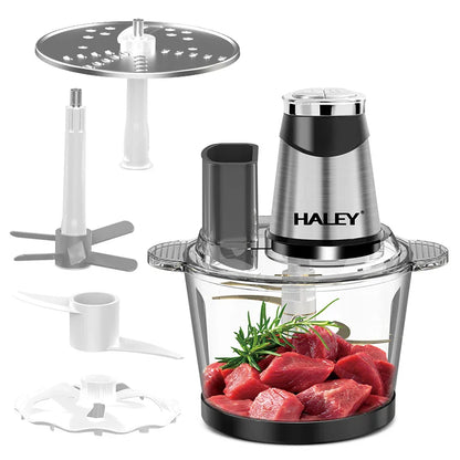 Tocător electric HALEY HY-1243, 1200W, bol inox 3,5L, imagine 5