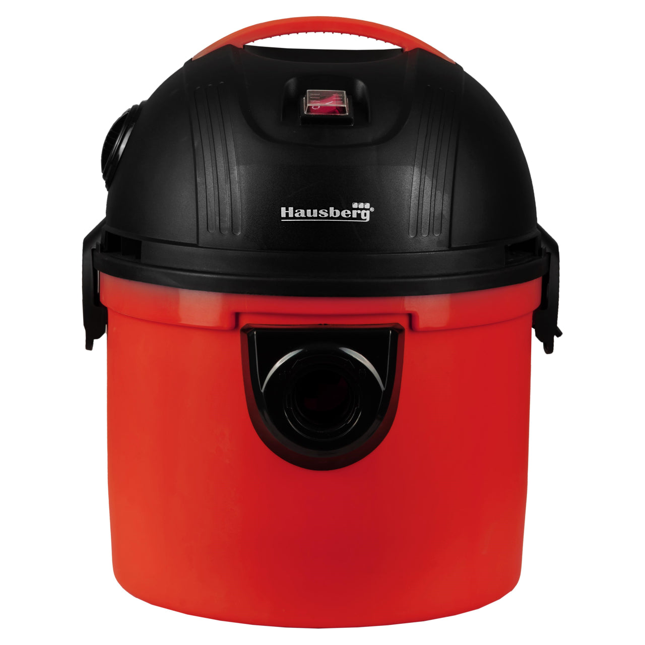 Aspirator multifunctional Hausberg HB-2095RZ, aspirare umeda si uscata, 1200 W, capacitate mare 15 L, filtru HEPA, Rosu-Negru