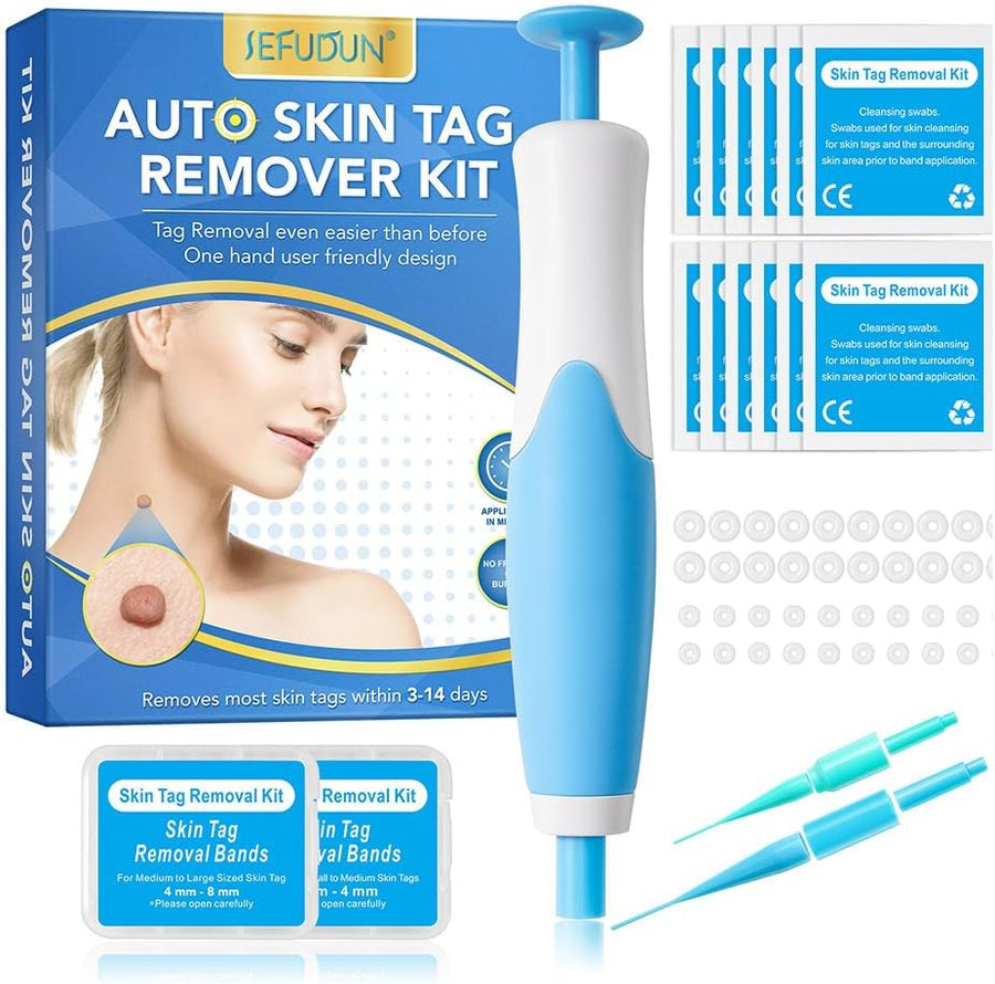 Dispozitiv indepartare papiloame LittleDomi kit skin tag fata gat corp 2 8 mm
