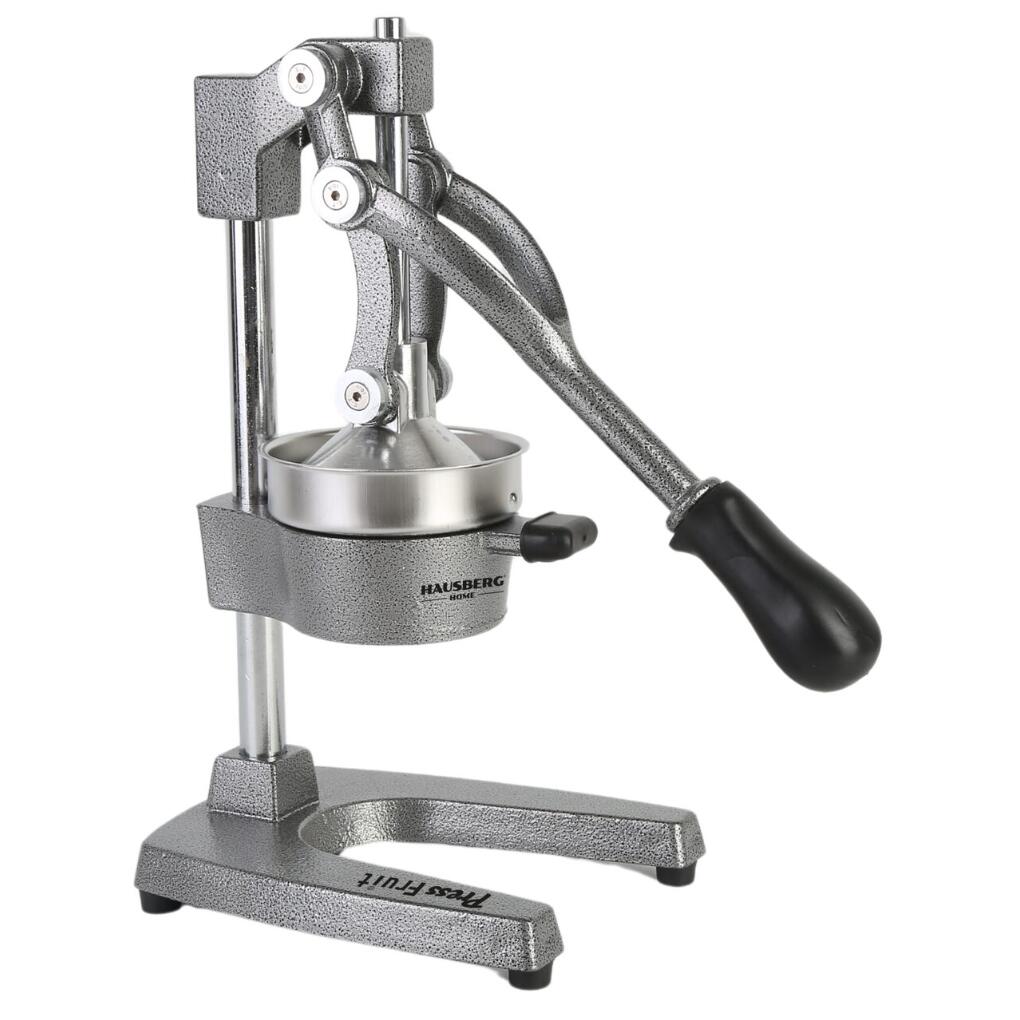 Storcator tip Presa Manuala de Citrice Hausberg HB-H1705, din fonta + otel inoxidabil 304, maner antiderapant