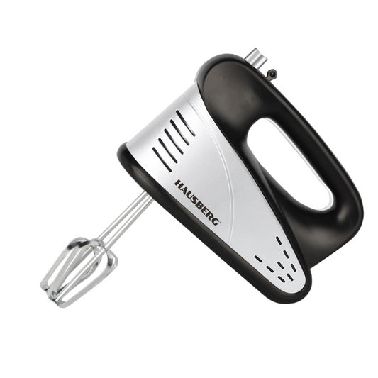 Mixer de mana Hausberg HB-4210NG, 300 W, 5 viteze, Negru/Gri
