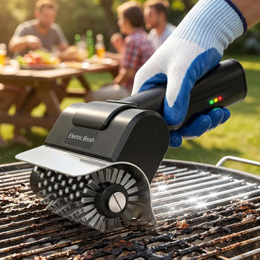 Perie Electrică pentru Grătar Wireless, Peri Oțel Inox 304