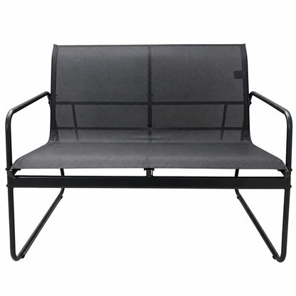 Set Mobilier Grădină AT PERFORMANCE® 4 Piese – Canapea, 2 Fotolii, Măsuță, Cadru Metalic