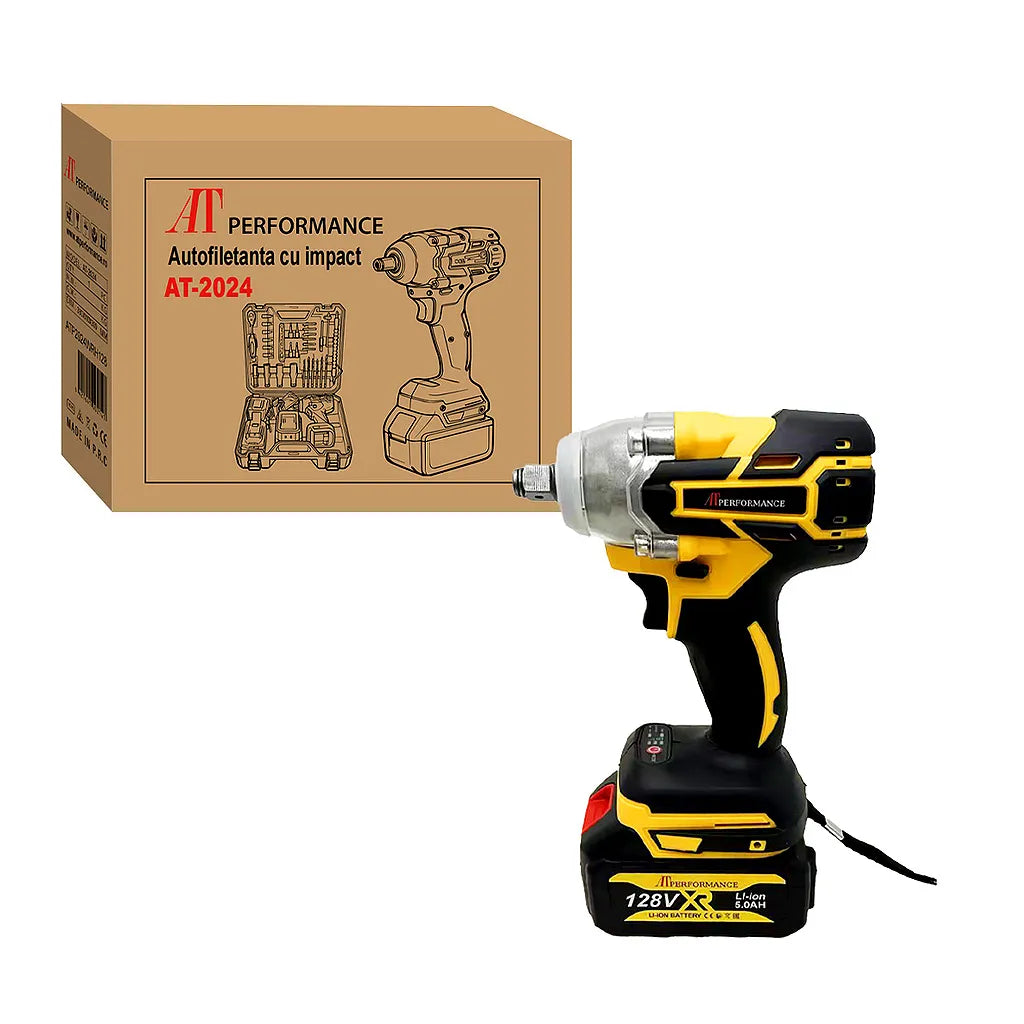 Mașină de Înșurubat cu Impact 850Nm, 36V, 2 Acumulatori 5Ah, 40 Accesorii, Valiză Transport