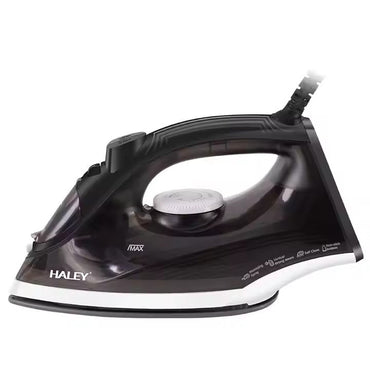 Fier de Călcat Electric de Mână, HALEY, 1400W, sub Presiune, cu Abur, Negru