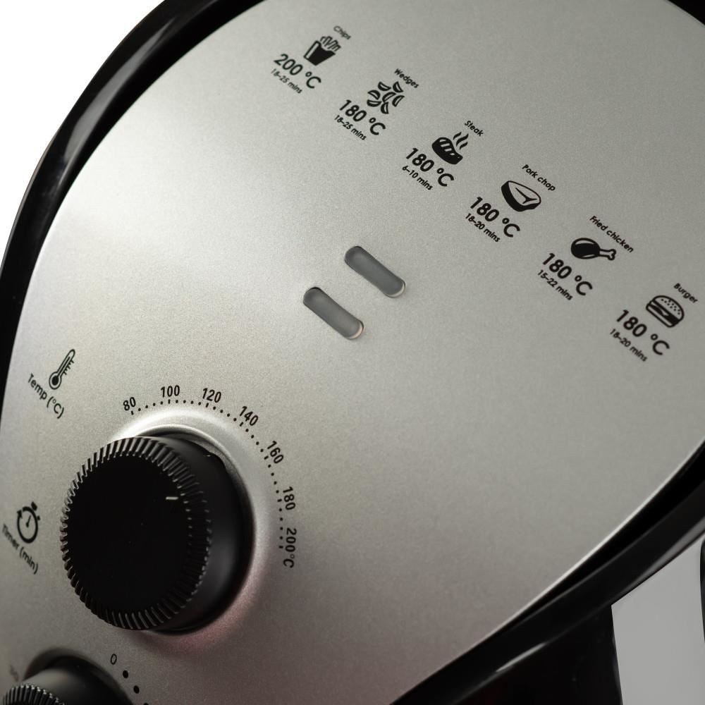 Friteuza cu Aer Fierbinte Airfryer Maestro Digital Hausberg HB-2250, 1500W, 2.6 Litri, Termostat, Temporizator