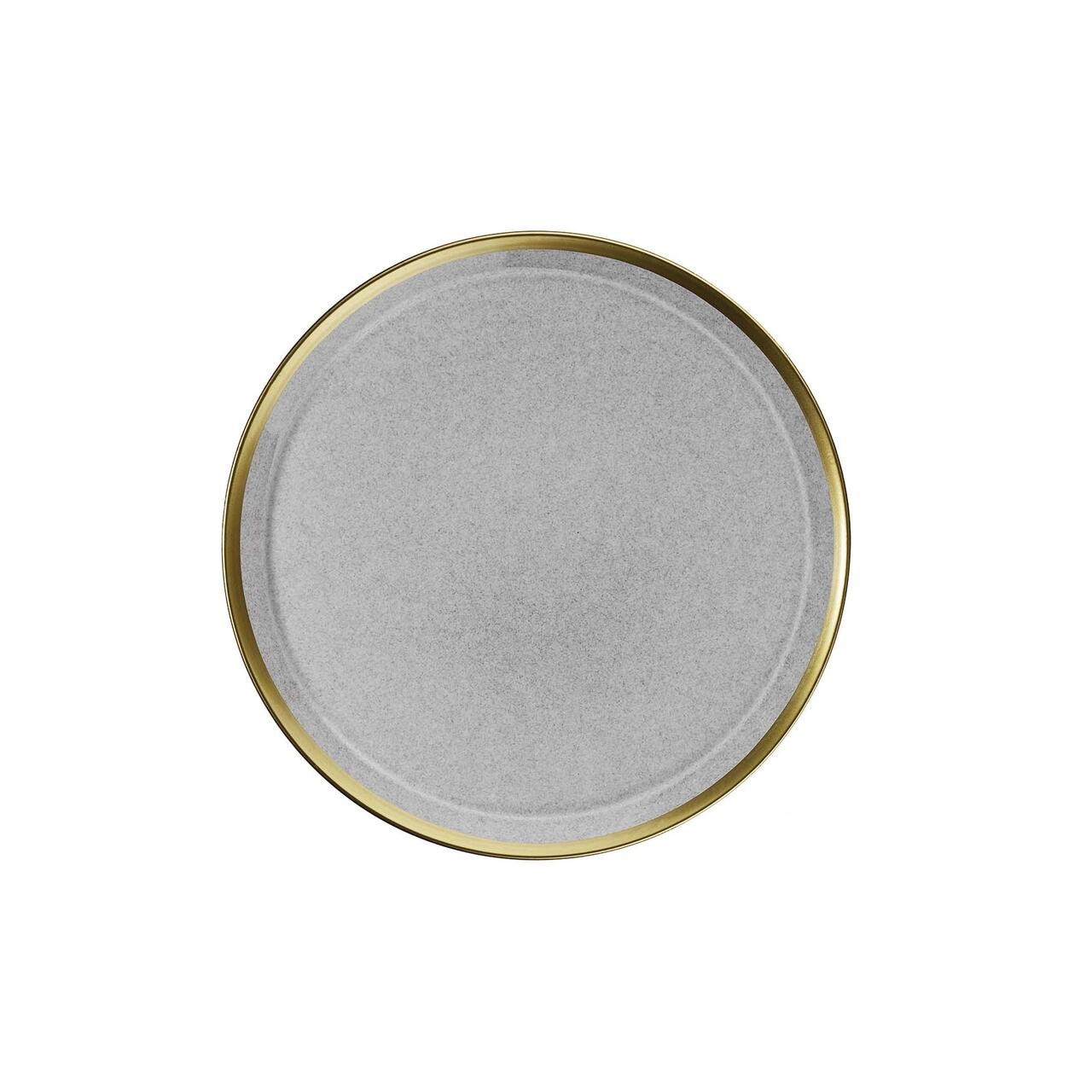 Serviciu de masă Forza, 16 piese, bej cu auriu