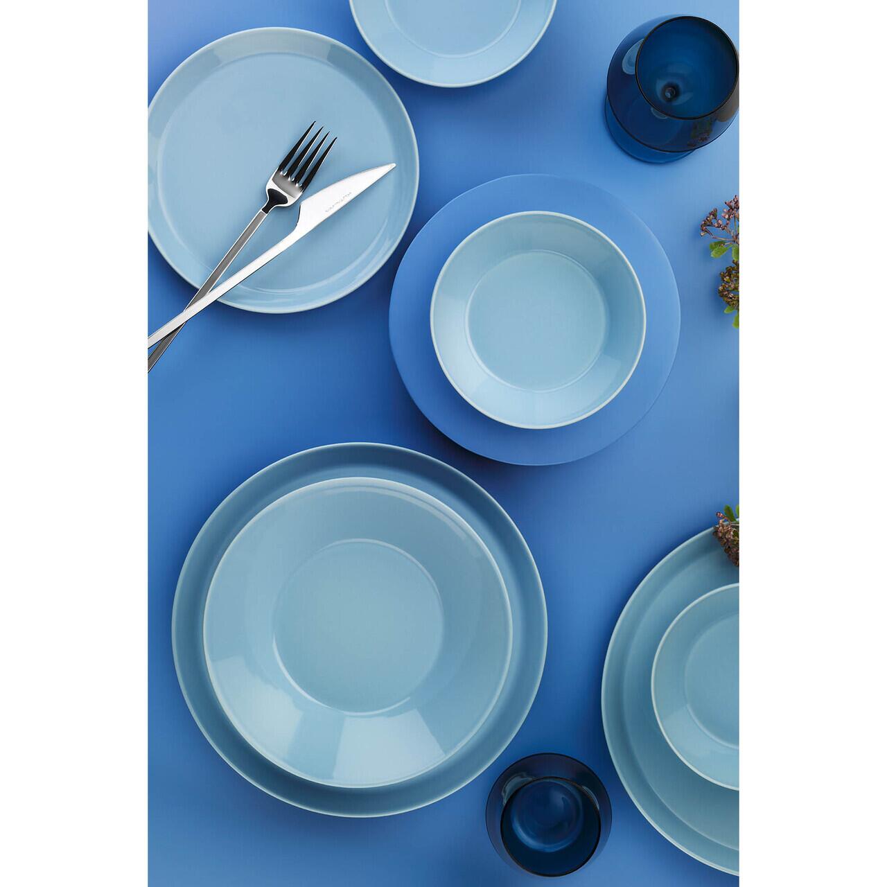 Serviciu de masă FORZA, 24 piese, albastru