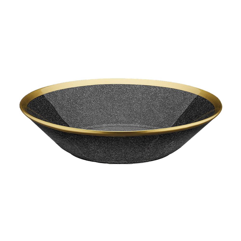 Serviciu de masă FORZA, 24 piese, negru cu auriu