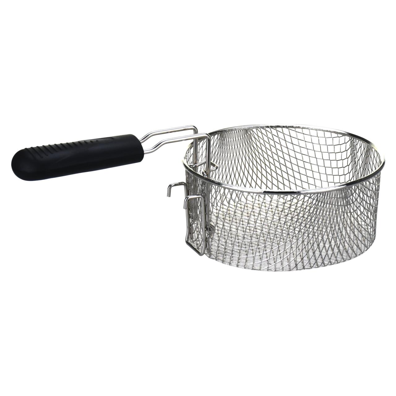 Friteuza HAUSBERG HB-1331NG, 1450 W, 2.5 litri, termostat reglabil 0 - 190 grade C, filtru detasabil din otel inoxidabil, cos cu ulei, protectie supraincalzire, picioare antiderapante, Negru