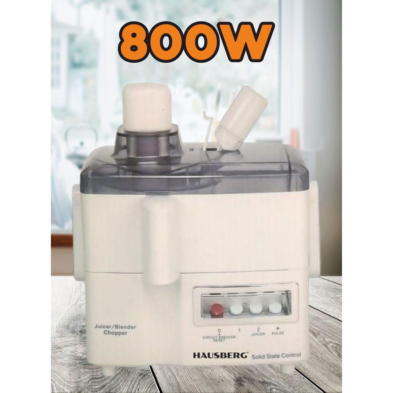 Robot De Bucatarie Multifunctional Hausberg HB-7520, 800W, 3 Viteze