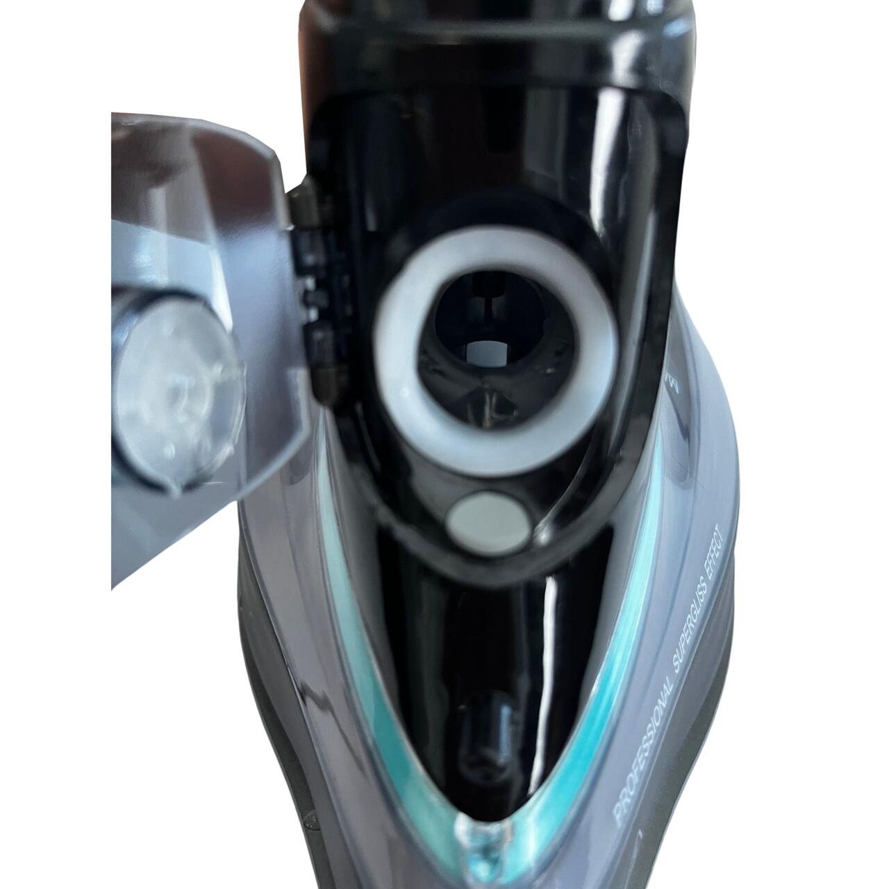 Fier de calcat cu ecran LED HAUSBERG HB-7825NG, talpa din titan, 3000 W, 11 niveluri temperatura, 350 ml, negru