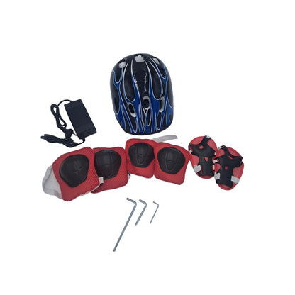 Tricicleta electrica drift Hausberg HB-KD05BL, 8 inch, motor 250-300W, 3 viteze, autonomie 10-15 km, viteza 15 km/h, albastru