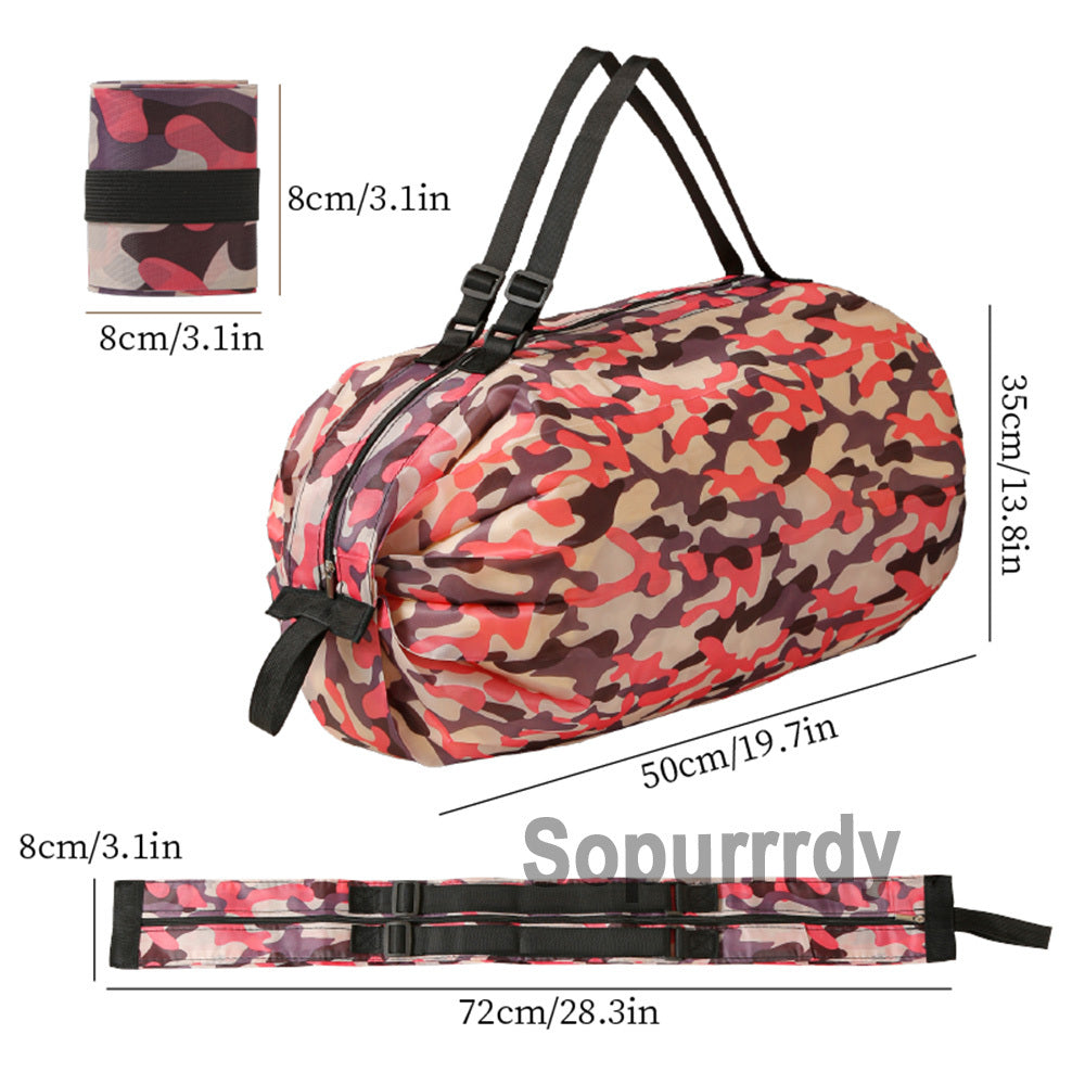 Sacoșă Pliabilă Reutilizabilă Impermeabilă pentru Cumpărături, 20 kg