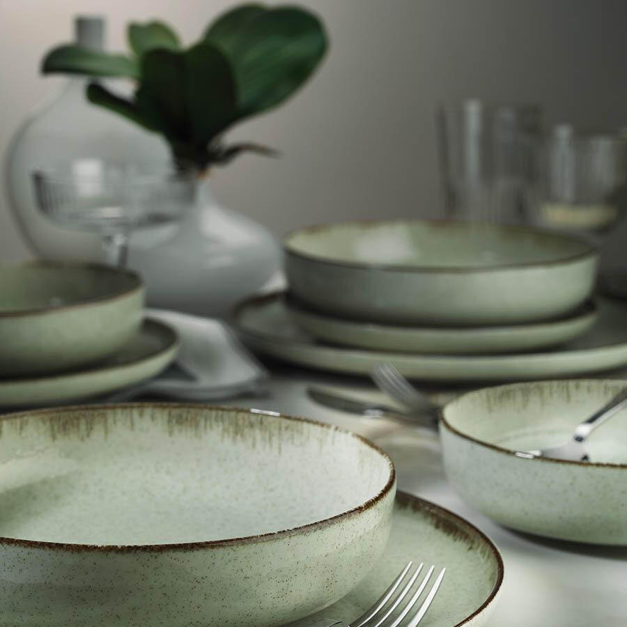 Serviciu de masă Moderna Dotti, 24 piese, verde