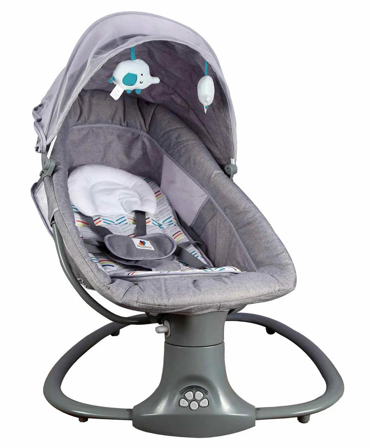 Balansoar electric 3 în 1 MASTELA, albastru, imagine 3