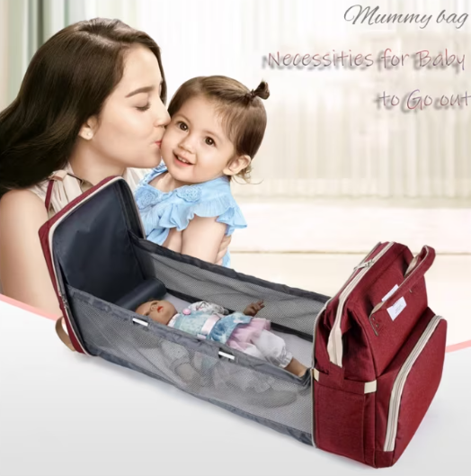 Rucsac 3-in-1 pentru bebelusi,Rosu