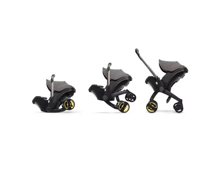 Cărucior 2 în 1 cu Scaun Auto, 0-13 kg, 0-18 luni, Gri