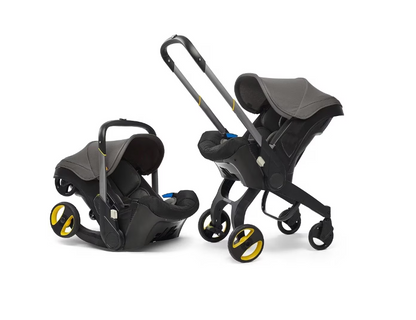 Cărucior 2 în 1 cu Scaun Auto, 0-13 kg, 0-18 luni, Gri