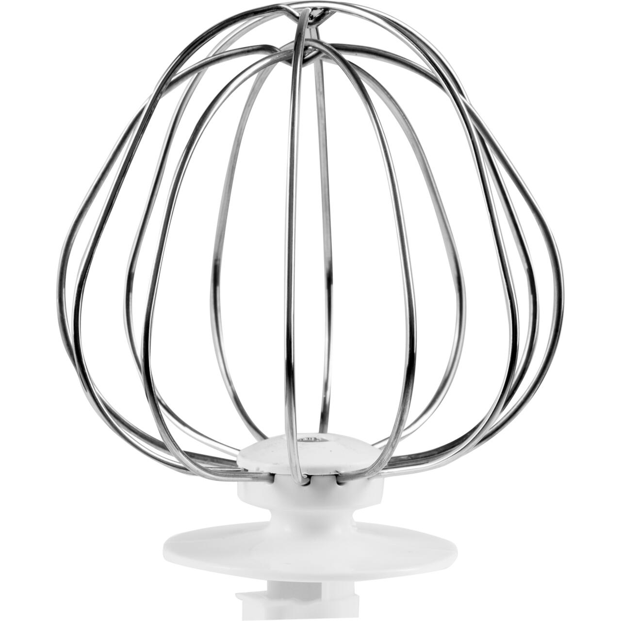 Robot de bucatarie Hausberg HB-7625AB, Bol inox 3.5 L, 700 W, 6 trepte, Alb