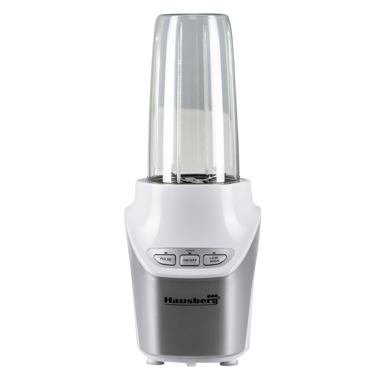 Blender 2 in 1 , putere 1000W, Hausberg HB7705AB, Nutrition Extractor,8 piese, Alb