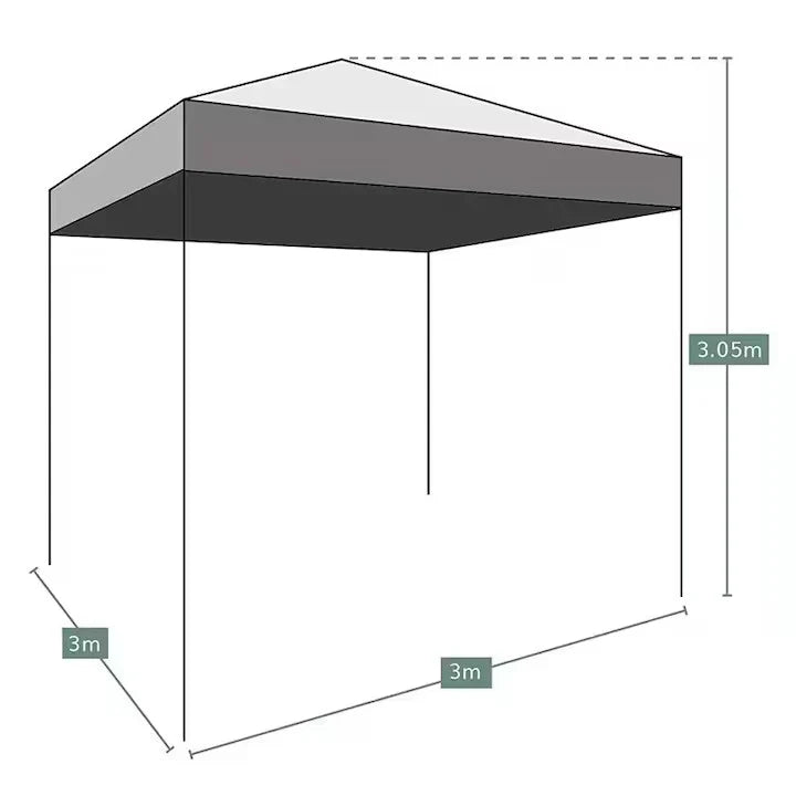 At Performance Vezi toate produsele Cort tip Pavilion AT PERFORMANCE 3x3m , Prelata Impermeabila, Pliabil, Structura Metalica Solida, Pentru Curte, Gradina, Evenimente