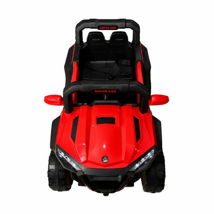 Mașină Electrică KIDOO 4x4 pentru Copii 12V – Telecomandă 2.4G, 2 Motoare, Faruri LED, MP3