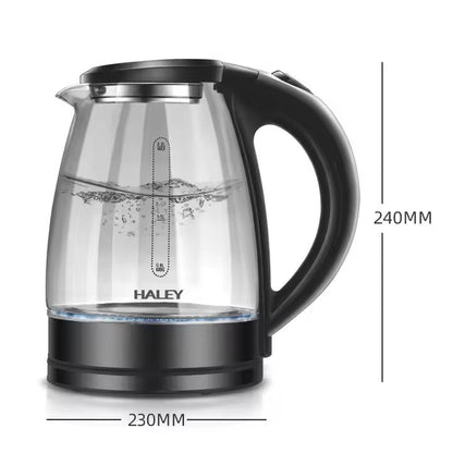 Fierbător electric din sticlă HALEY HY-8855 2.2L, imagine 4