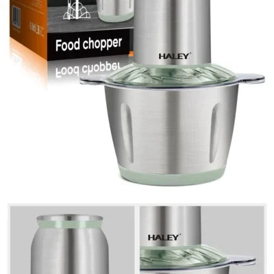 Tocător electric HALEY HY-1238, 500W, bol inox 3L, imagine 5
