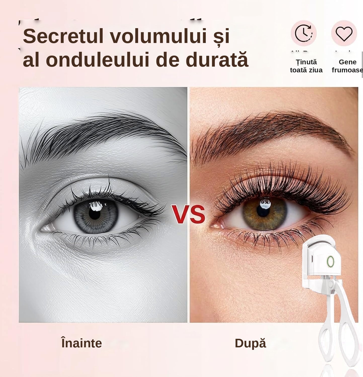 Ondulator de Gene Electric cu Încălzire, Reîncărcabil USB