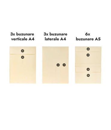Organizator documente familie cu 10 buzunare A4, imagine 2