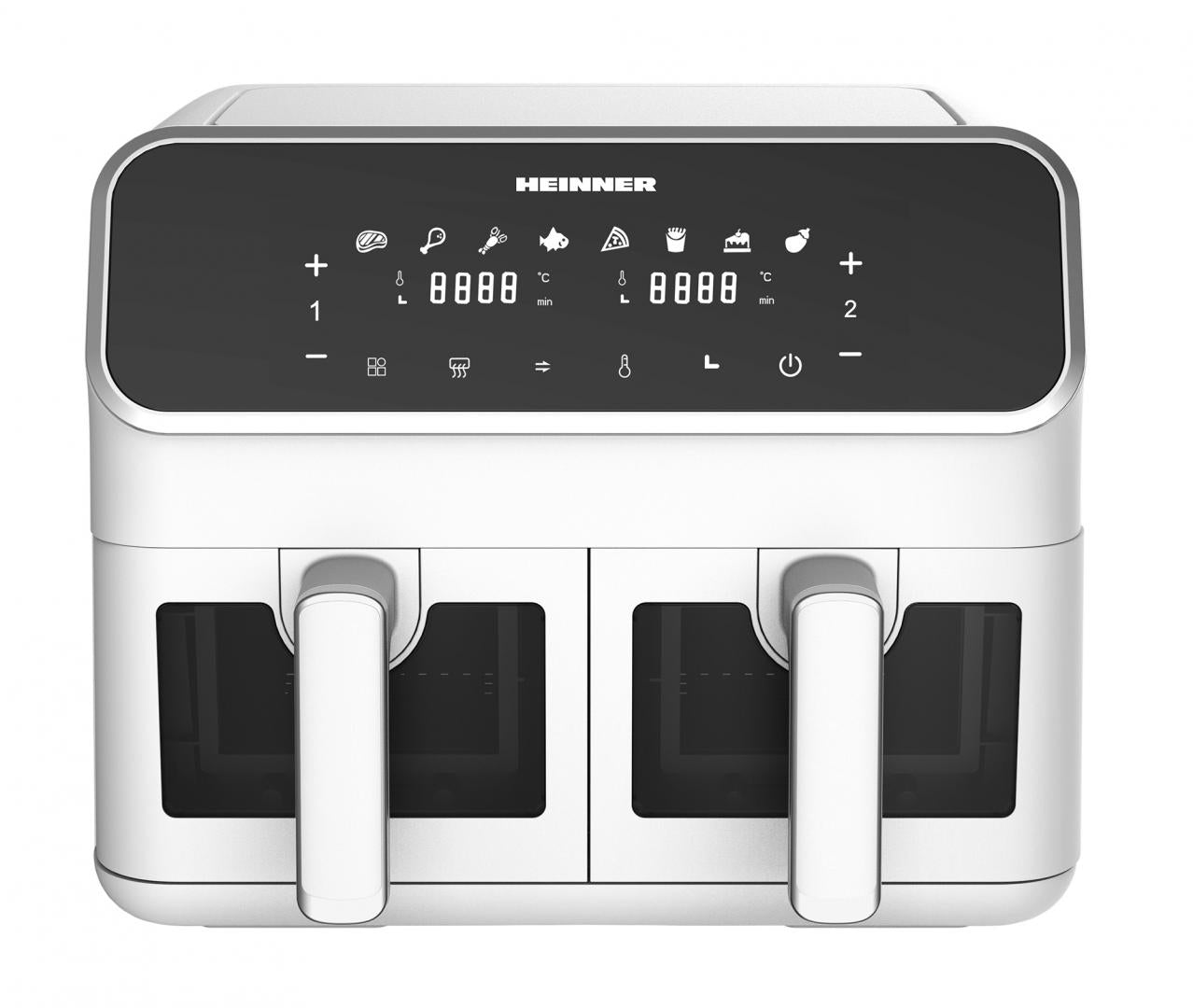 FRITEUZA DUBLA CU AER CALD HEINNER DUALFRY SUPREME HAF-H8DB17WH