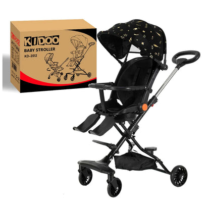 Cărucior Sport Pliabil Reversibil KIDOO KD-2012 – 360°, Compact, Copii 6–36 luni