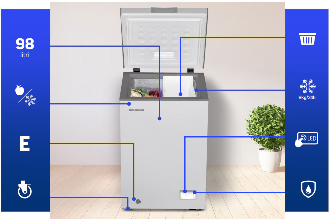 LADA FRIGORIFICA HEINNER HCF-HM100CSE++